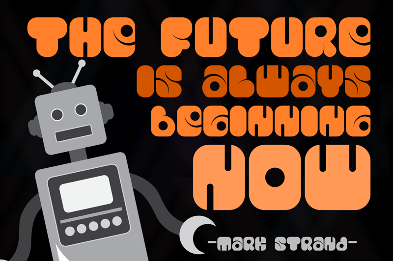 Capsule Robot Font