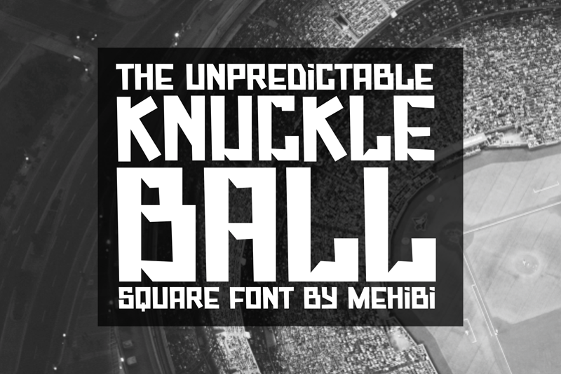 Knuckleball Font