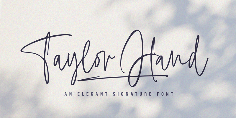 Taylor Hand Font