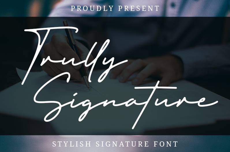 Trully Signature Font