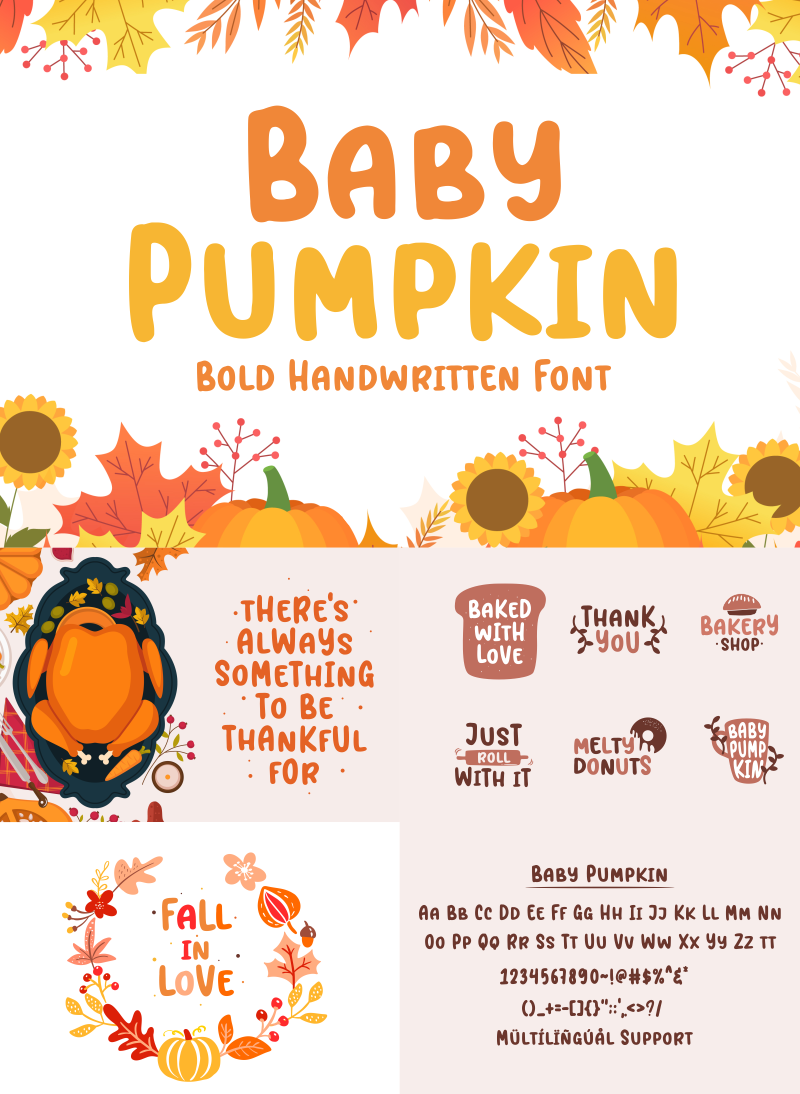 Baby Pumpkin Font