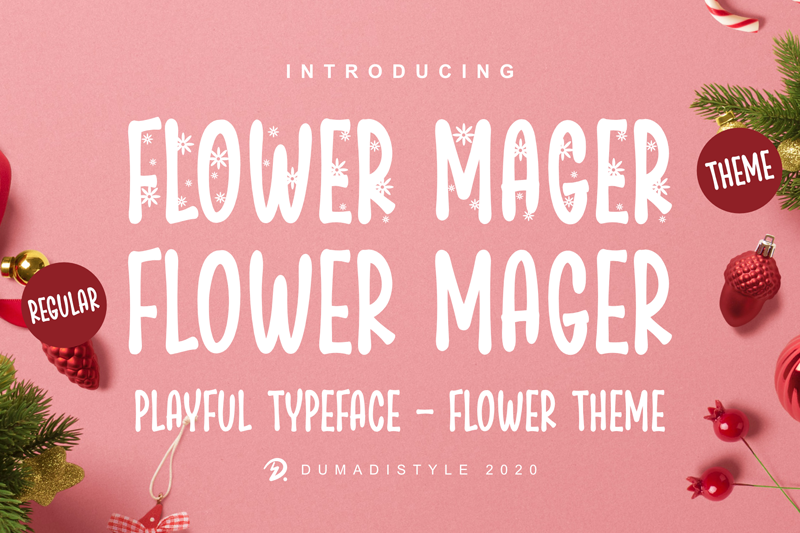 Flower Mager Font