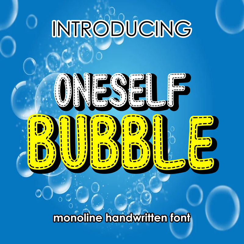Oneself Bubble Font
