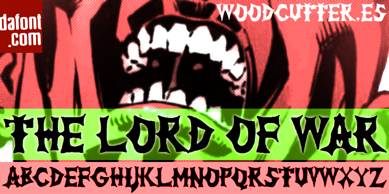 The Lord of War Font