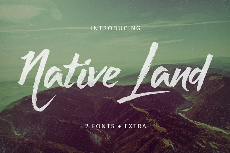 Native Land Font
