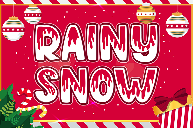 Rainy Snow Font