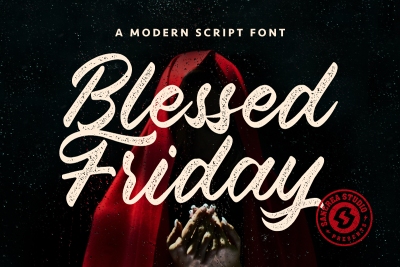 Blessed Friday Font