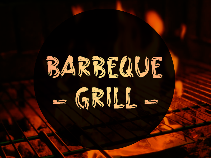 A Barbeque Grill Font