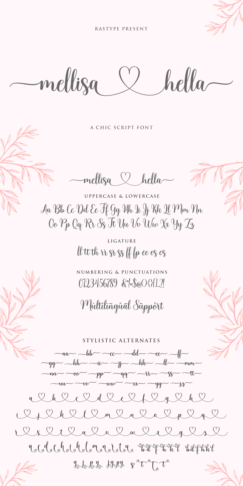 Mellisa Hella Font