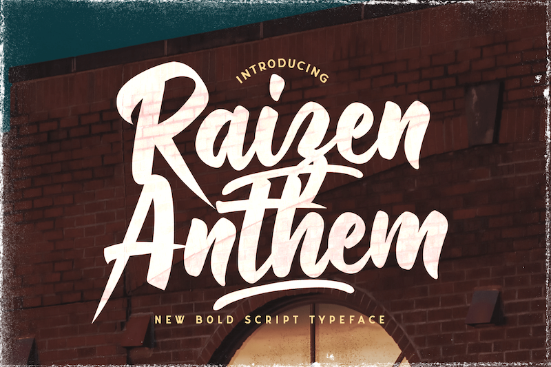 Raizen Anthem Font
