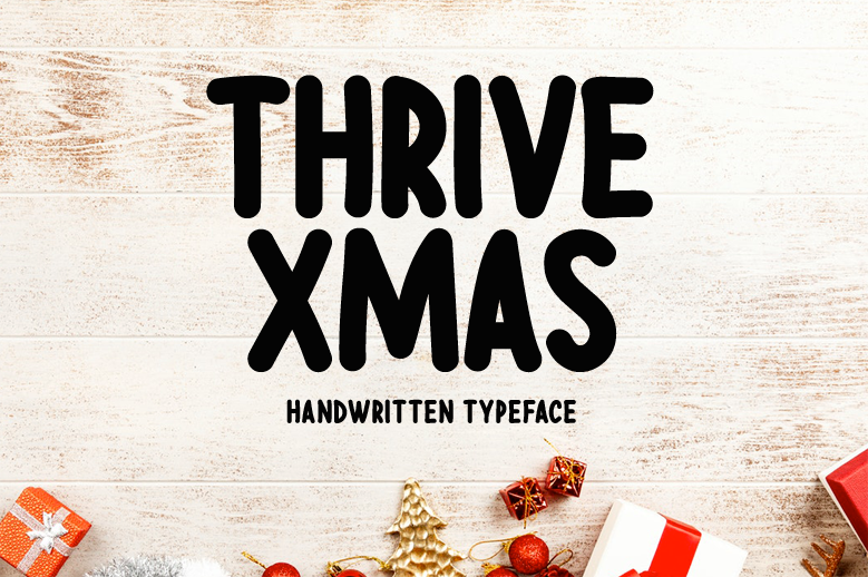 Thrive Xmas Font