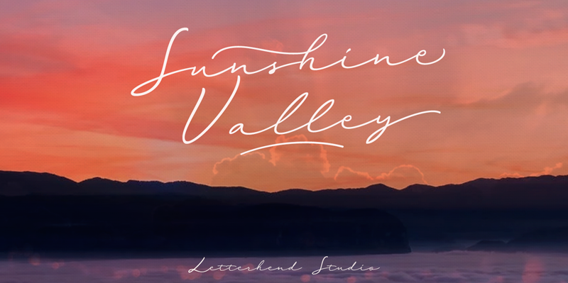 Sunshine Valley Font