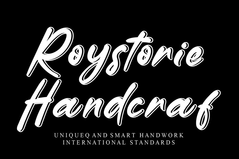 Roystorie Handcraf Font
