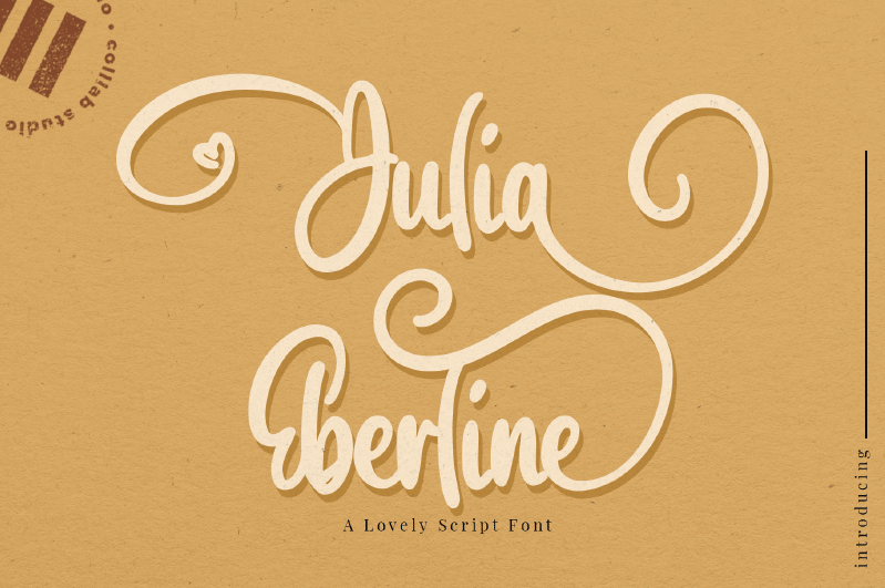 Julia Eberline Font