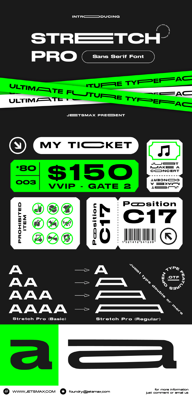 Stretch Pro Font