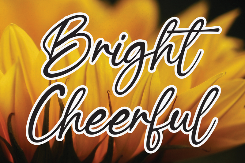 Bright Cheerful Font
