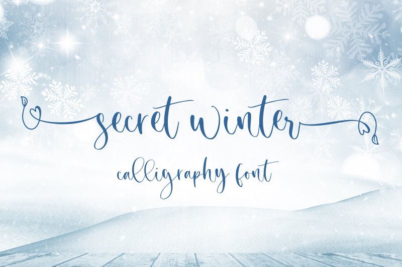 Secret Winter Font