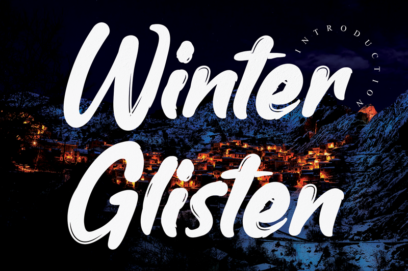 Winter Glisten Font