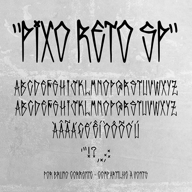 Pixo Reto SP Font