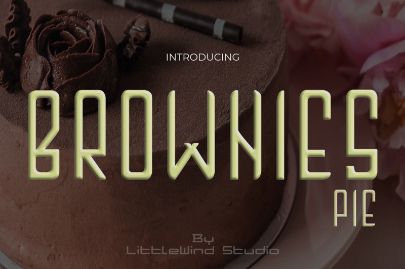 Brownies Pie Font