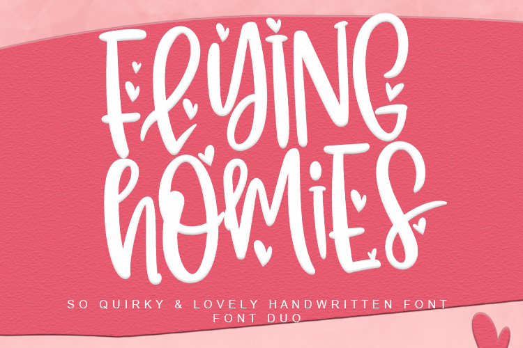 Flying Love Font
