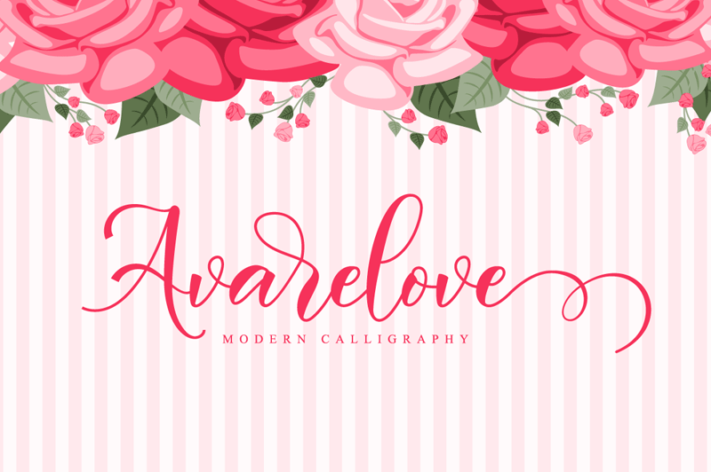 Avarelove Font