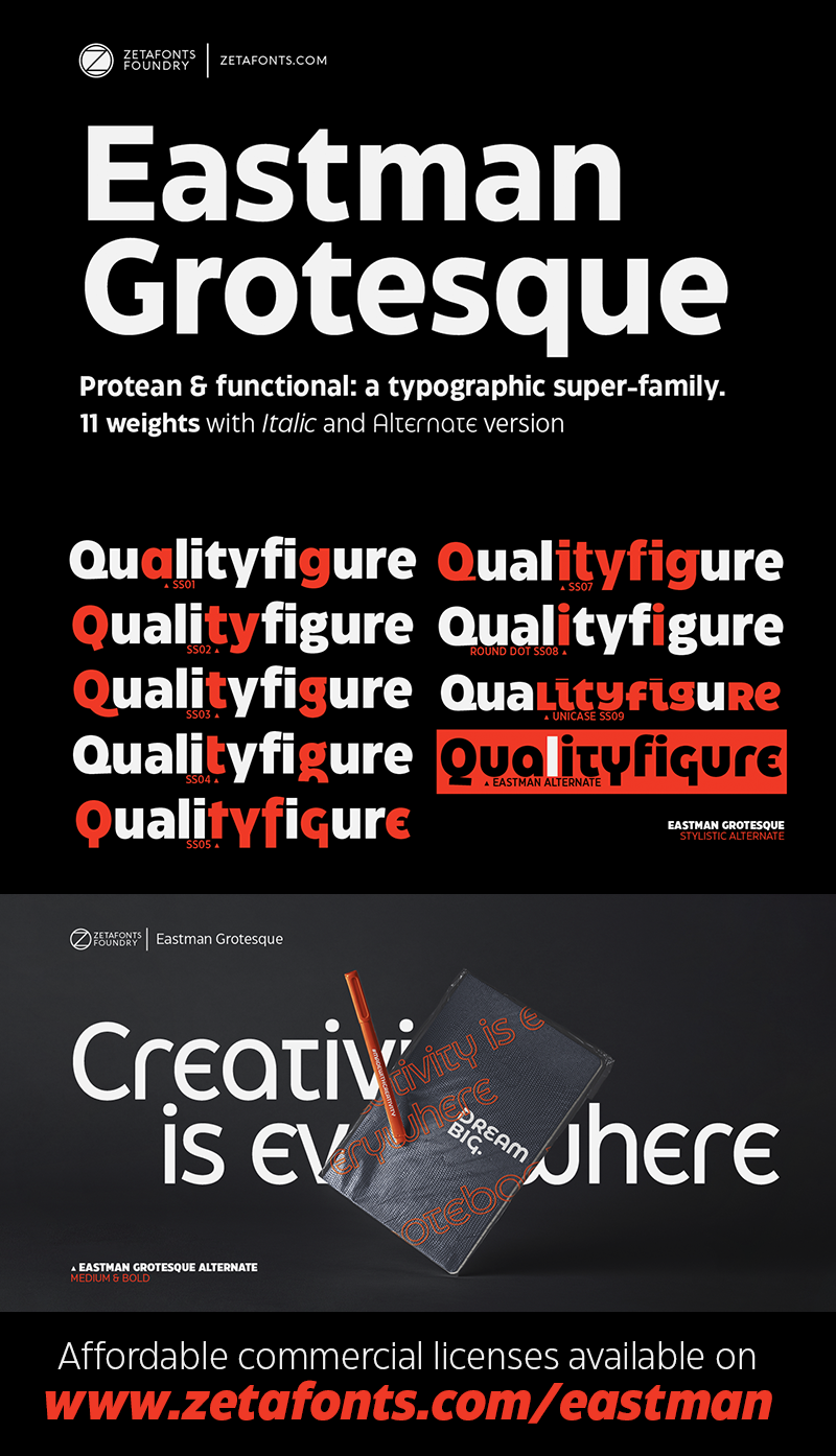 Eastman Grotesque Alt Font