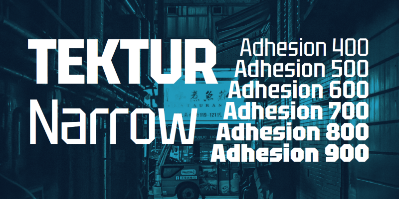 Tektur Narrow Font