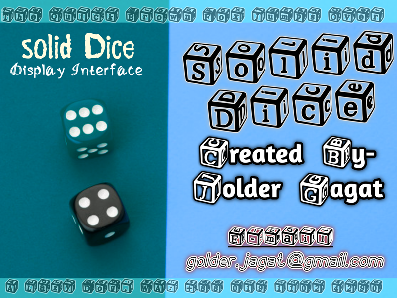 Solid Dice Font