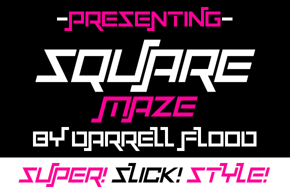 Squaremaze Font