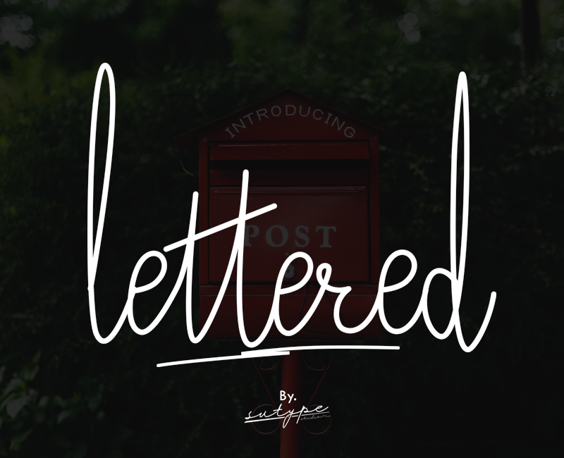 Lettered Font