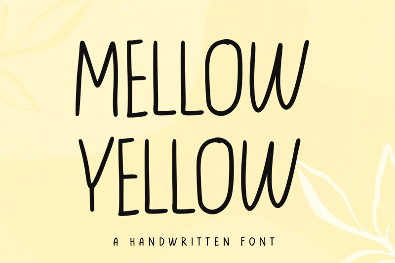Mellow Yellow Font