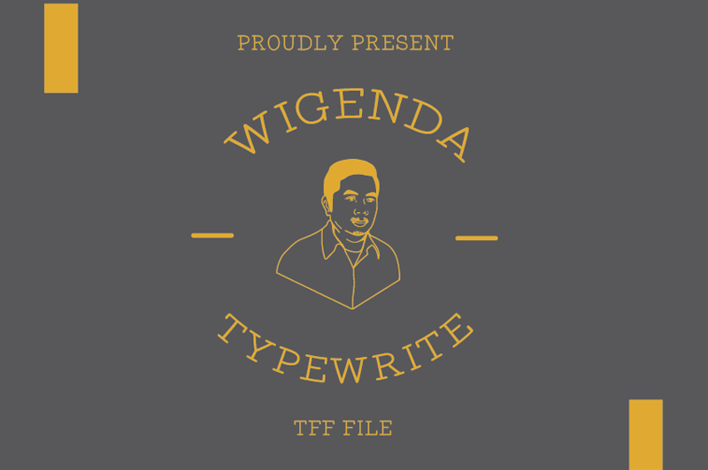 Wigenda Typewrite Font
