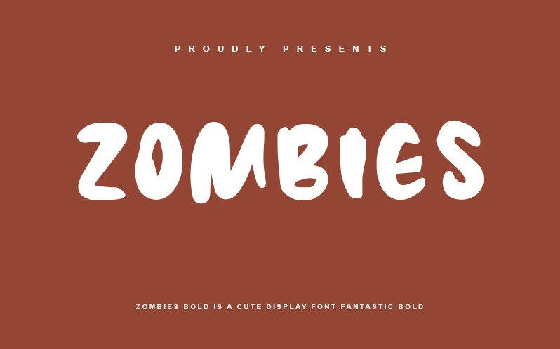 Zombies Font
