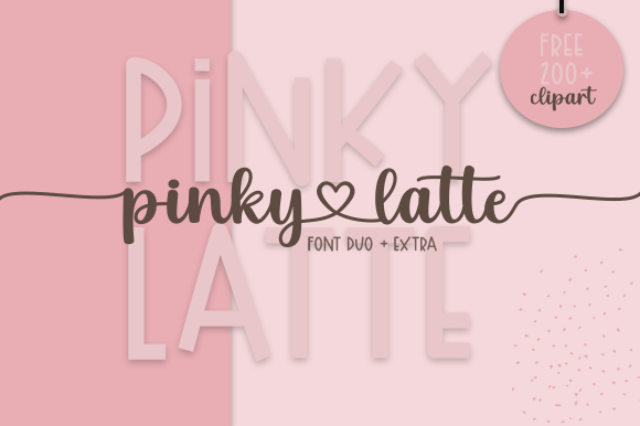 Pinky Latte Script Font