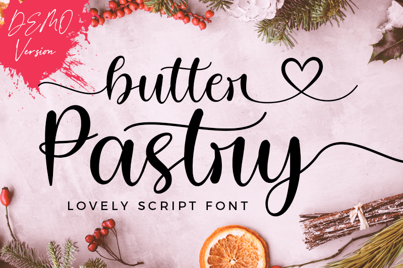 Butter Pastry Font