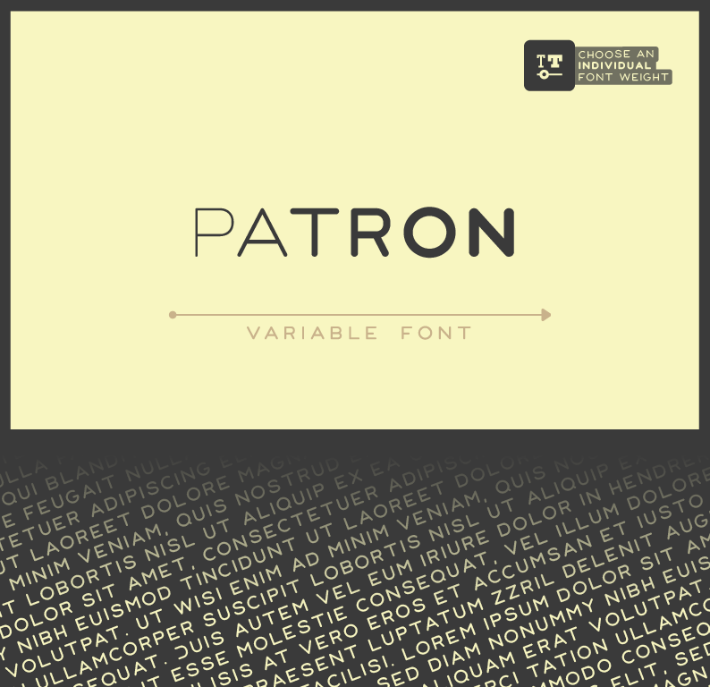 Patron Font
