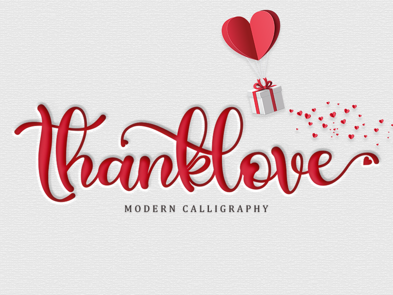 Thanklove Font