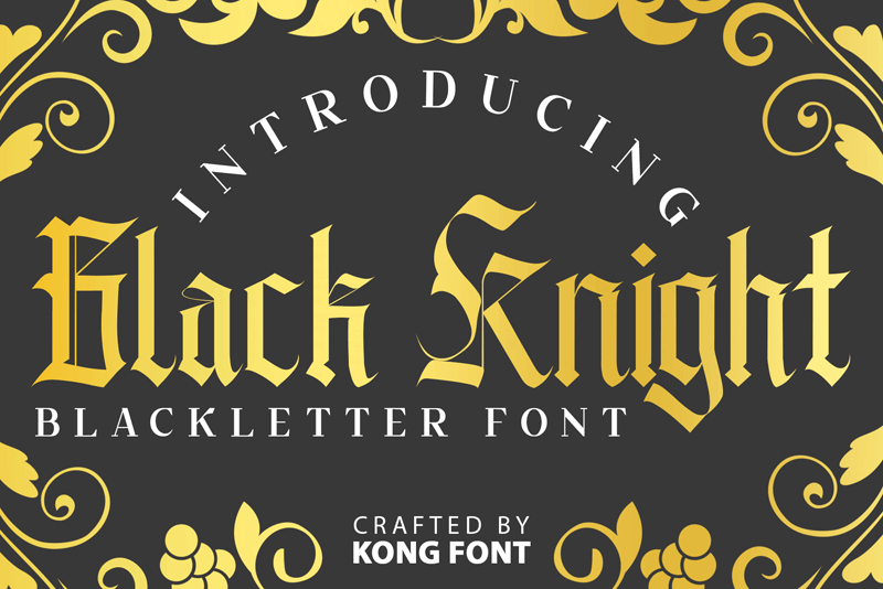 Black Knight Font