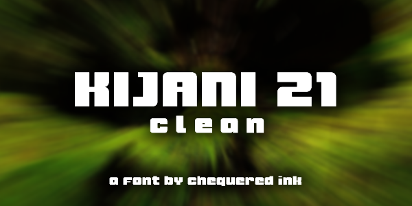 Kijani 21 Clean Font