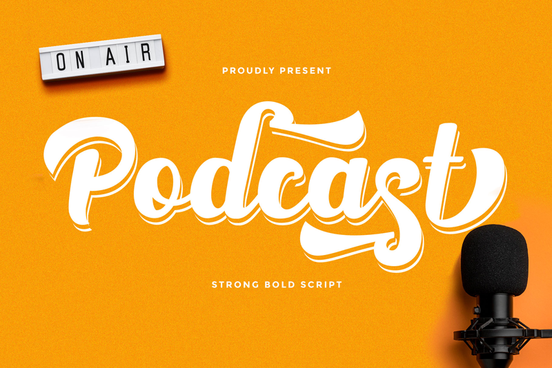 Podcast Font