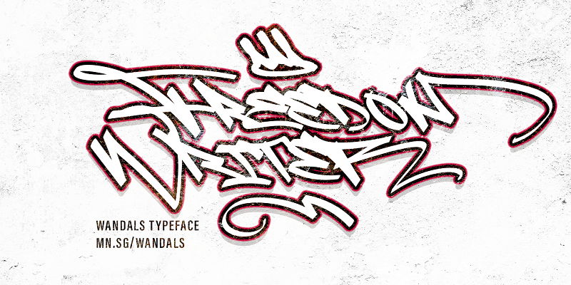Slim Wandals Font