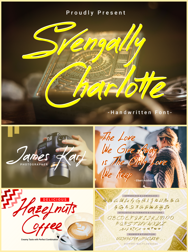 Svengally Charlotte Font