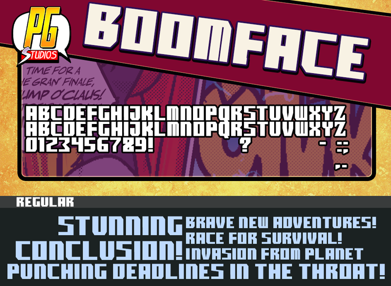 Boomface PG Font