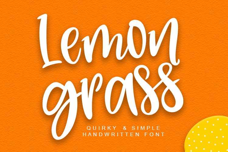 Lemon Grass Font