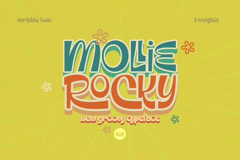 Mollie Rocky Font