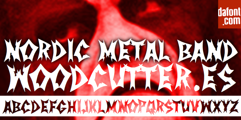 Nordic Metal Band Font