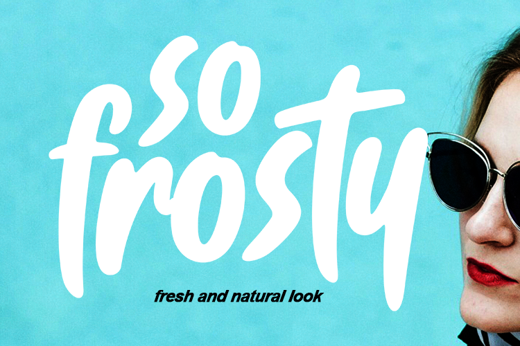 So Frosty Font