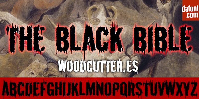 The Black Bible Font