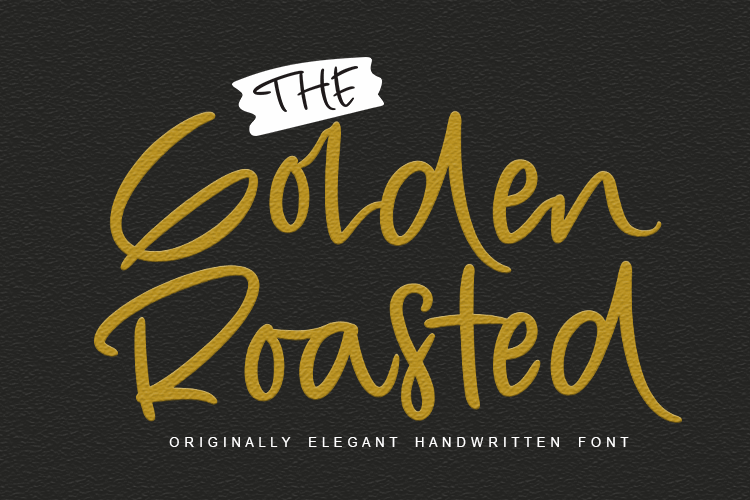 The Golden Roasted Font
